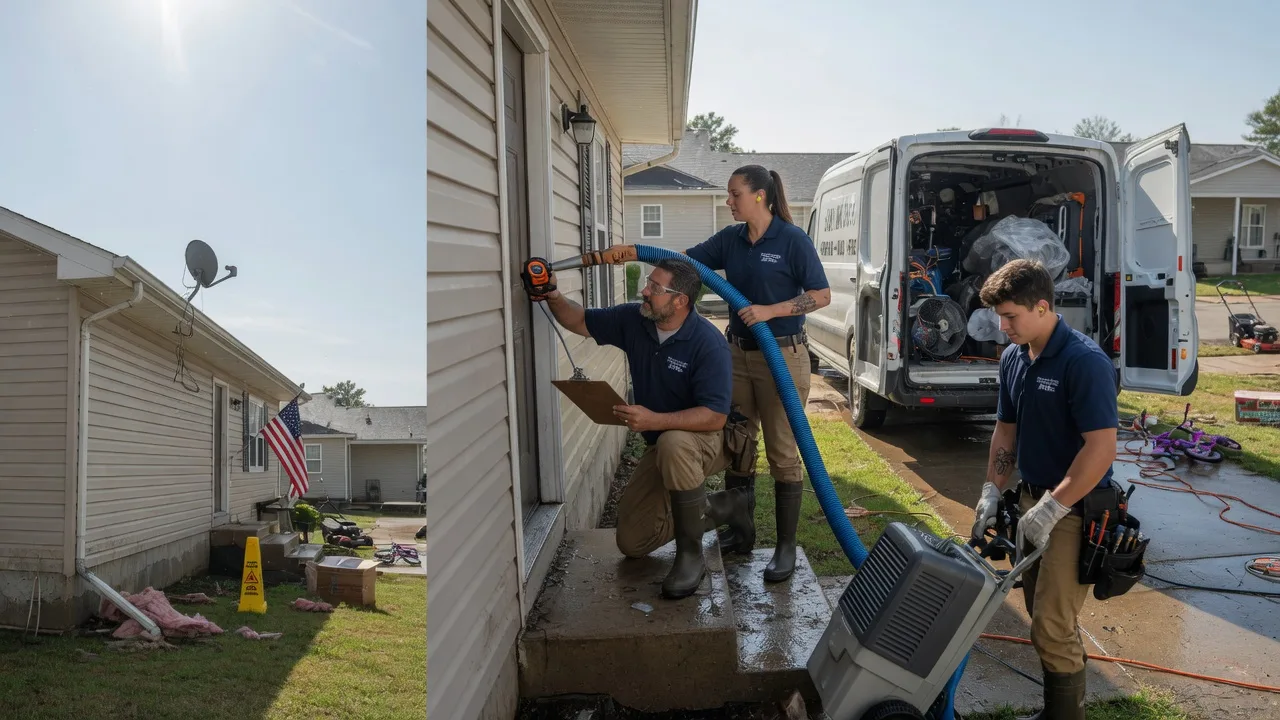 Ceiling Water Damage Restoration in Georgetown, TN near me
